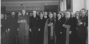 Poświęcenie Domu Wydawnictw Towarzystwa Jezusowego w Warszawie w 1935 roku.