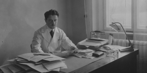 Instytut Radowy im. Marii Skłodowskiej-Curie przy ul. Wawelskiej w Warszawie (luty 1936 r.)