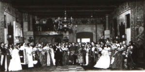 Scena ze spektaklu "Mazepa" Juliusza Słowackiego.