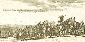 Wjazd Jerzego Ossolińskiego do Rzymu w 1633 roku (jedna z części)