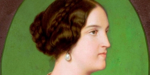 Fragment "Portretu Delfiny Potockiej"Paula Delaroche`a.