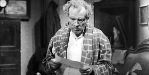 Jacek Woszczerowicz w filmie Jerzego Zarzyckiego "Nawrócony" z 1947 roku.