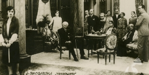 Scena z filmu Edwarda Puchalskiego i Józefa Węgrzyna "Trędowata" z 1926 roku.