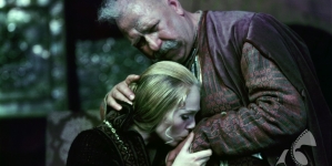 Małgorzata Braunek i Kazimierz Wichniarz w filmie Jerzego Hoffmana "Potop" z 1974 roku.