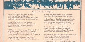 "Kiedy zginę" Edwarda Słońskiego.