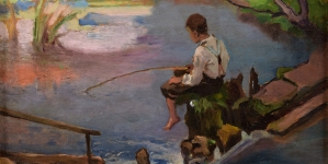 "Młody wędkarz" Aleksandra Sarnowicza.
