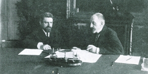 Wacław Niemojowski  i Józef Mikułowski-Pomorski.