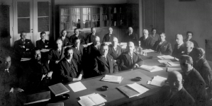 Pierwsze posiedzenie Rady Państwowego Instytutu Eksportowego 19.04.1928 roku.