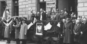 Uroczystość poświęcenia sztandaru Związku Peowiaków w Poznaniu w kwietniu 1933 r.