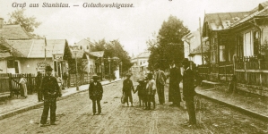 Ulica Gołuchowskiego w Stanisławowie.
