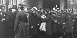 Nabożeństwo żałobne ku czci marszałka Ferdynanda Focha w Warszawie w 1929 roku.