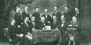 Biuro stenograficzne Sejmu lwowskiego z r. 1880.