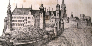 "Zamek Krakowski w początku XVII wieku."