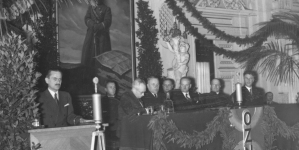 Zebranie działaczy okręgu stołecznego Obozu Zjednoczenia Narodowego w Warszawie 10.07.1938 r.