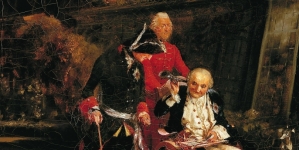 "Fryderyk Wielki i generał Fouque"  Adolpha von Menzela.