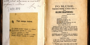 "Po ślubie : komedya w 1 akcie" Władysława Koziebrodzkiego.