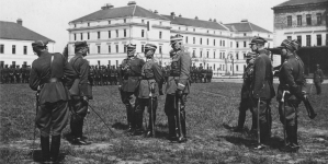 Święto 20 pułku piechoty w Krakowie w 1925 r.