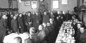 Wigilia w 20 pułku piechoty w Krakowie w 1927 r.