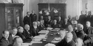 Zebranie Rady Archiwalnej w Warszawie w marcu 1928 roku.