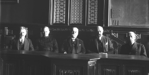 Senat Uniwersytetu Jagiellońskiego w czerwcu 1928 roku. (2)