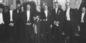Bal zorganizowany przez Towarzystwo Polsko-Węgierskie w gmachu Resursy Obywatelskiej w Warszawie 3.03.1935 r.