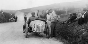 Eliminacje do Mistrzostw Polski w - wyścig samochodowy w Krzyżowej w czerwcu 1929 roku. (4)