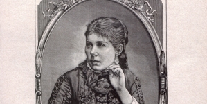 Portret Marii Konopnickiej na okładce gazety z 1883 roku.