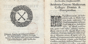 "Qvaestio de temperamentis pro obtinenda secvnda medicae artis laurea" Gabriela Ochockiego.