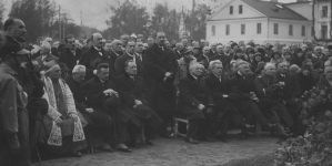 Uroczystość odsłonięcia pomnika Elizy Orzeszkowej w Grodnie w 1929 roku.