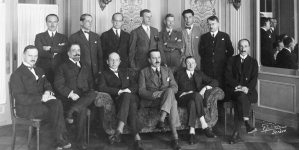 Polska delegacja na V Sesję Zgromadzenia Ligi Narodów w 1924 roku.