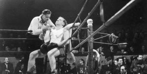 Mecz bokserski Warszawa - Monachium w Warszawie 25.11.1938 r.
