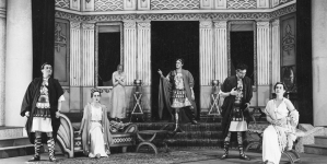 Przedstawienie "Ligia" w Teatrze im. Stanisława Wyspiańskiego w Katowicach w listopadzie 1936 roku.