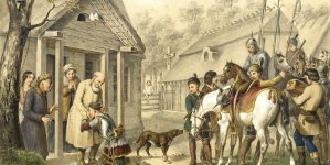 "Obrazy z Pamiętników J. C. Paska - Powrót do domu po wyprawie Duńskiej "