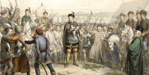 Obrazy z Pamiętników J. C. Paska - J. C. Pasek nie chce przysięgać w kole rycerskim".