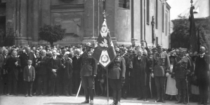 Poświęcenie sztandaru 12 Pułku Piechoty w Wadowicach w 1924 r.