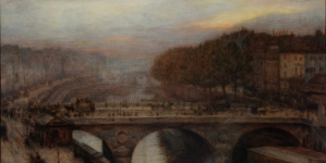 "Pont Saint-Michel w Paryżu" Józefa Pankiewicza.