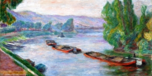 "Sekwana w Les Andelys" Józefa Pankiewicza.