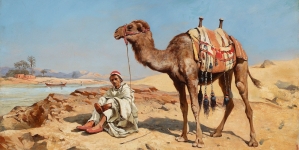 "Arab na pustyni" Tadeusz Ajdukiewicza.
