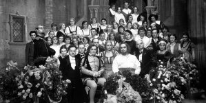 Jubileusz 25 lecia pracy artystycznej śpiewaka Konstantego Kniaginina w Teatrze MIejskim im. Juliusza Słowackiego Krakowie w czerwcu 1933 roku.