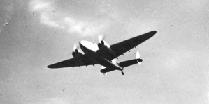Przelot dyrektora PLL LOT Wacława Makowskiego na samolocie Lockheed L-14 Super Electra na trasie Los Angeles-Ameryka Środkowa-Ameryka Południowa-Atlantyk-Afryka-Rzym 5.06.1938 r.