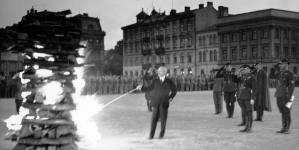 Pierwsza rocznica śmierci Marszałka Polski Józefa Piłsudskiego, maj 1936 roku.