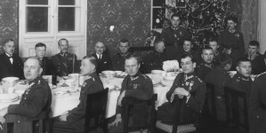 Wigilia w komendzie m.st. Warszawy w 1926 roku.