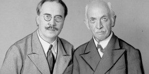 Stanisław Kot i  Aleksander Brückner.