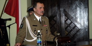 Generał Włodzimierz Potasiński na odprawie Wojska Polskiego 2009 roku.