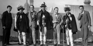Zespół regionalny ze Spisza podczas pobytu w Krakowie w październiku 1929 roku.