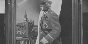 Obraz artysty malarza Stefana Sonnewenda przedstawiający portret marszałka Józefa Pilsudskiego.