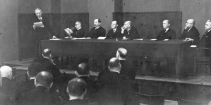 Posiedzenie Komitetu Porozumiewawczego Rady Nauk Ścisłych i Stosowanych w Pałacu Staszica w Warszawie 29.11.1936 r.