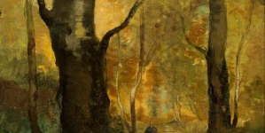 "Las jesienią" Witolda Pruszkowskiego.