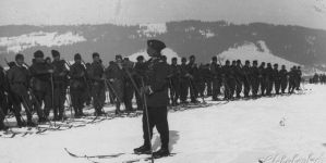 Szkoła wysokogórska przy 21 Dywizji Piechoty Górskiej w Zakopanem w marcu 1928 r.