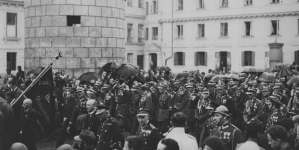 Uroczystości pogrzebowe mjr. Ludwika Idzikowskiego w Warszawie w sierpniu 1929  r.